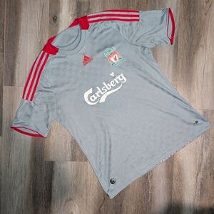 Adidas Liverpool 2008/2009 Away Kit Soccer Jersey Football Shirt Torres Gerrard